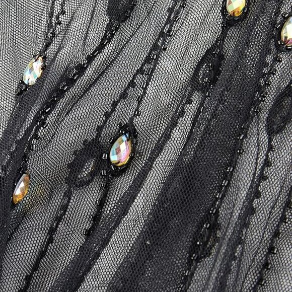 Sequin Beaded Shawl Wrap - Picture 6 of 6